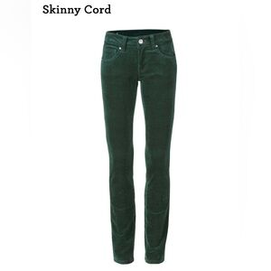 CABI Skinny Cords 3743 Forest Green Size 16 EUC Worn 1x GORGEOUS